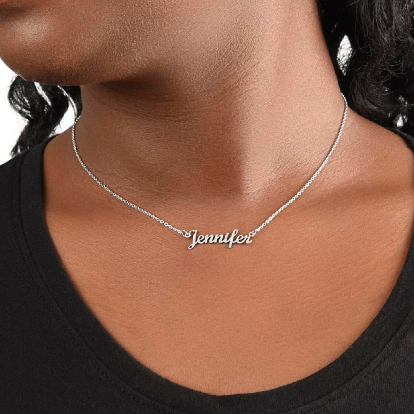 Personalized Granddaughter Gift From Grandpa | My Promise Name Necklace 0690NNT15