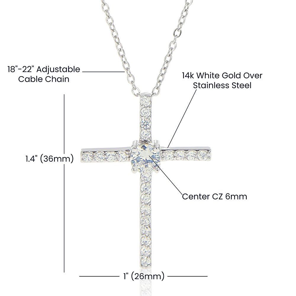 Confirmation Gift For Girl | Your Path Cross Necklace 0814CN