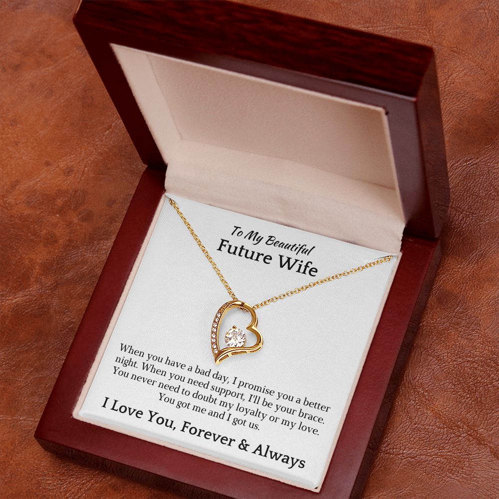 Future Wife, Mrs. Gift | I Love You Necklace 0733T1F