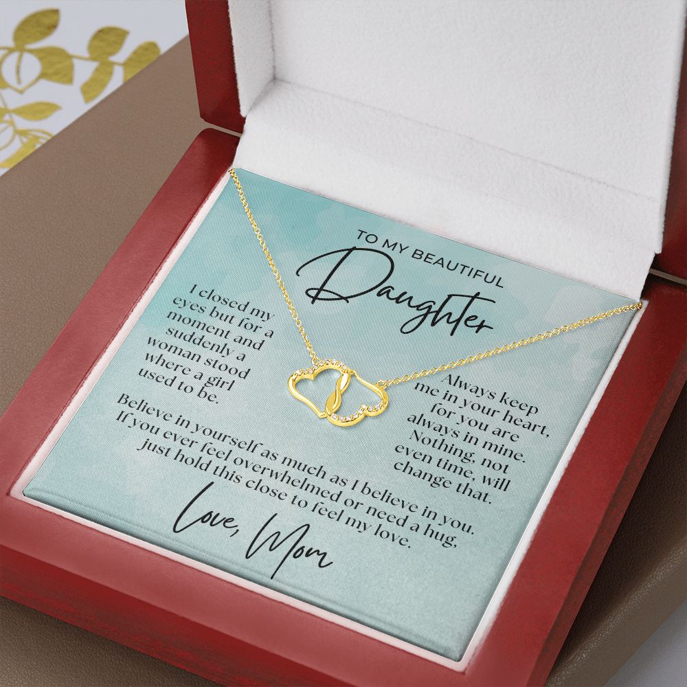 Daughter Gift | I Closed My Eyes Necklace 0726SGN