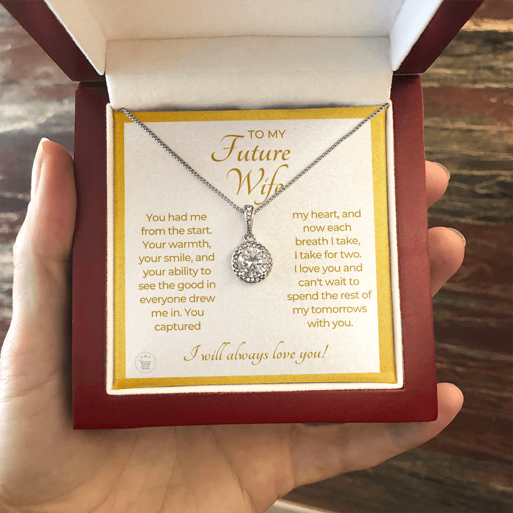 Future Wife, Future Mrs. Gift | Each Breath Necklace 0482T4