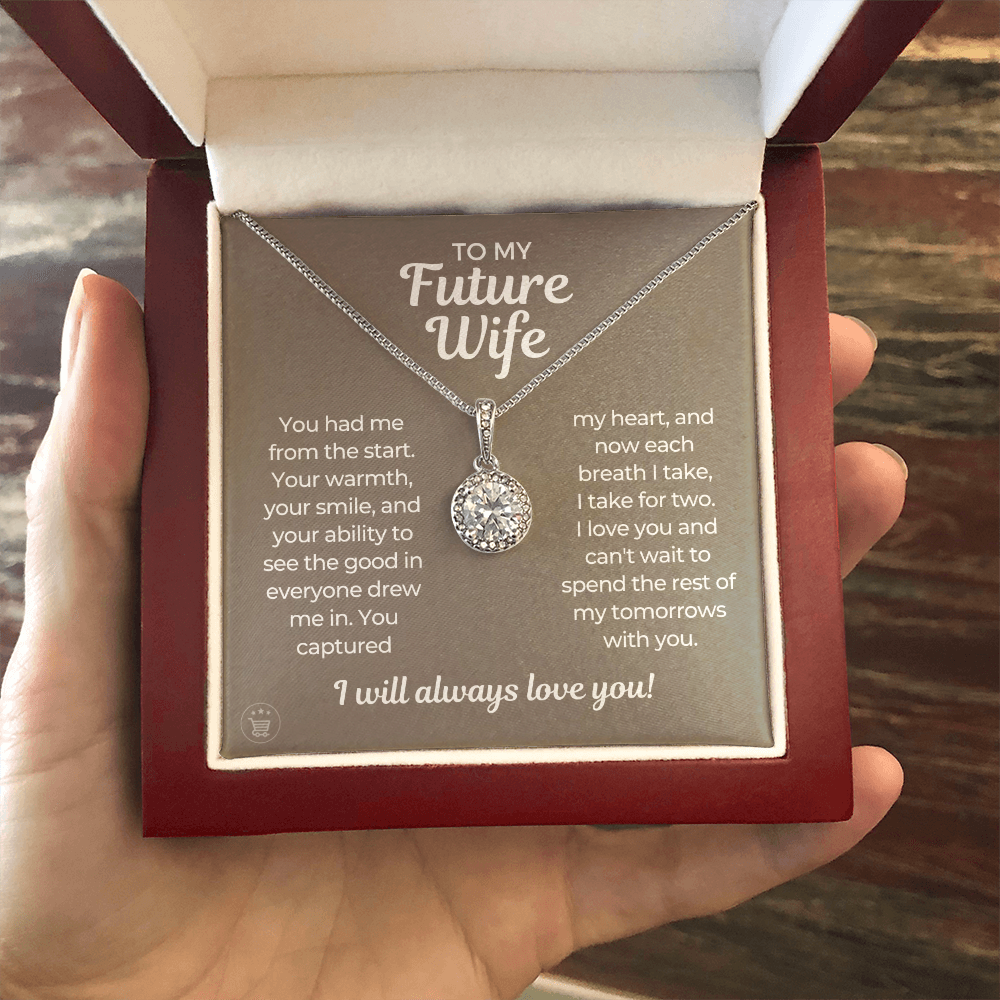 Future Wife, Future Mrs. Gift | Each Breath Necklace 0482T2