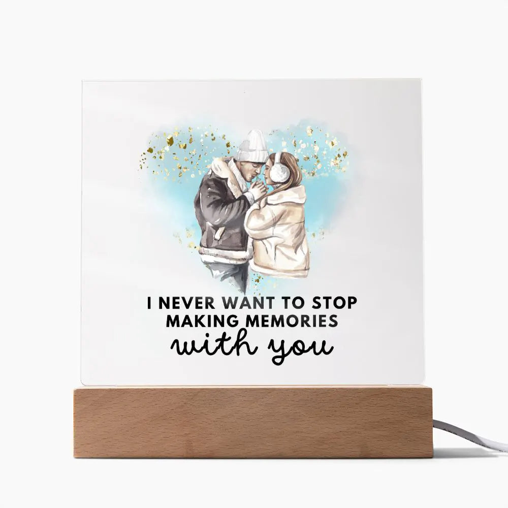 Anniversary Gift | With You Acrylic Plaque 011T3-ACS