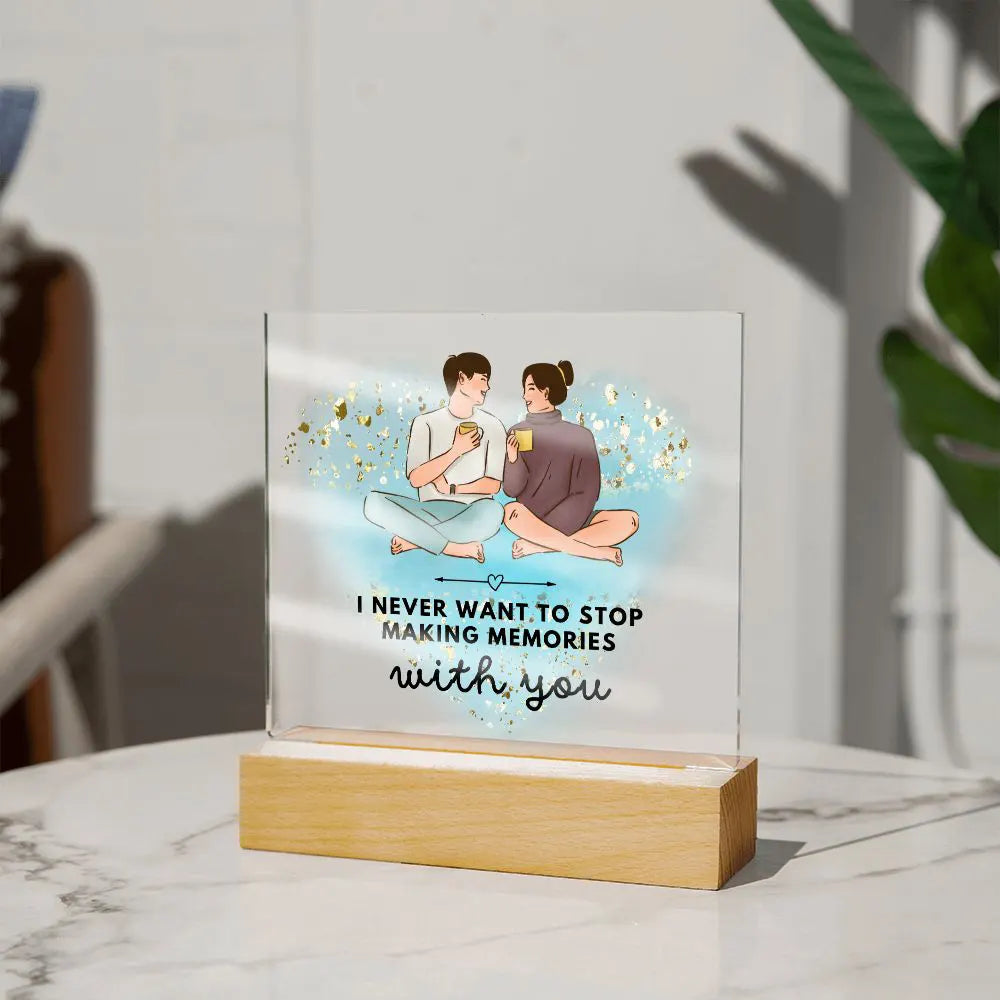 Anniversary Gift | With You Acrylic Plaque 011T2-ACS