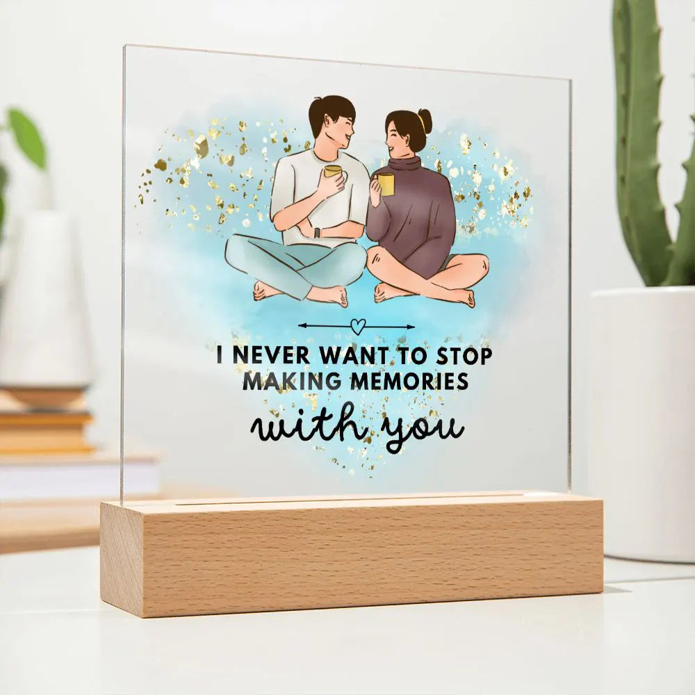 Anniversary Gift | With You Acrylic Plaque 011T2-ACS