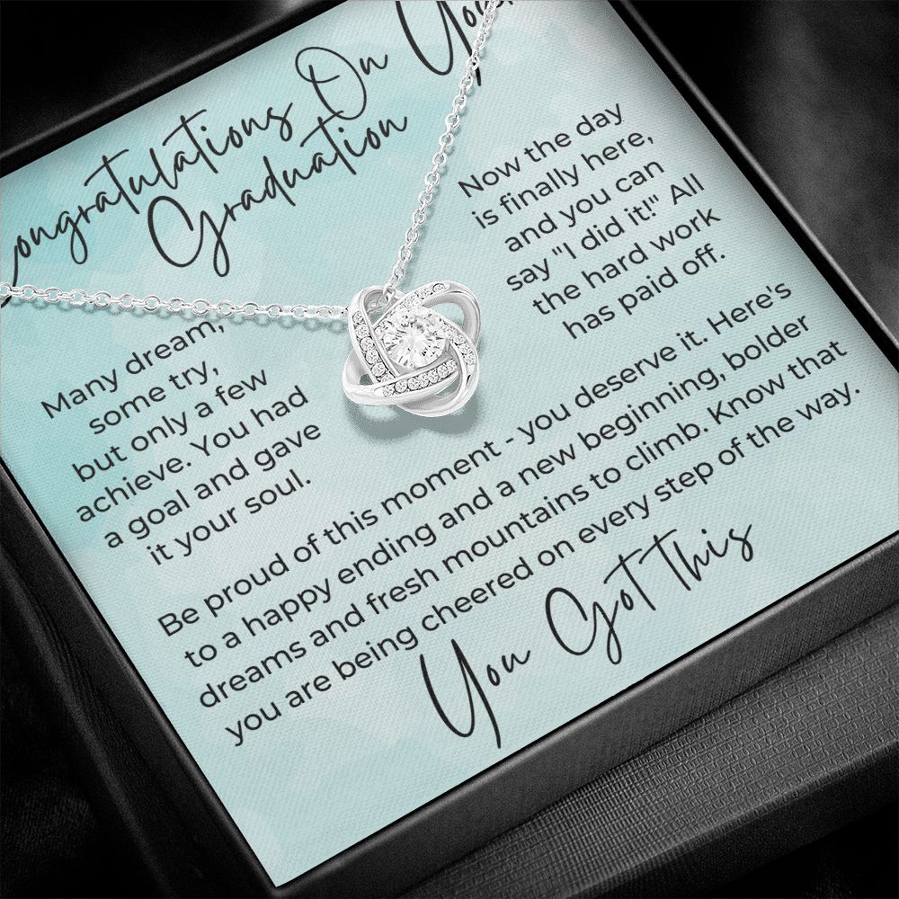 Graduation Gift For Her | Be Proud Necklace 0837LT3