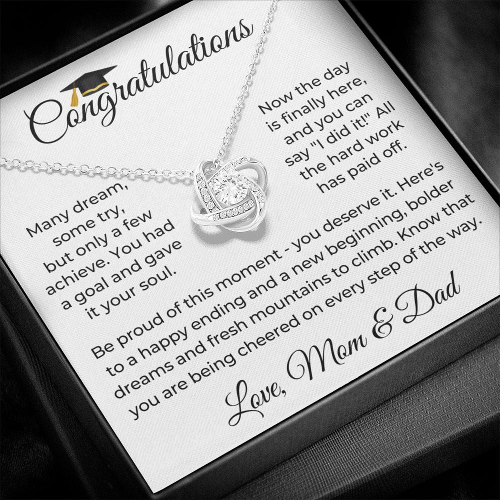 Graduation Gift For Her | Be Proud Necklace 0832LT1