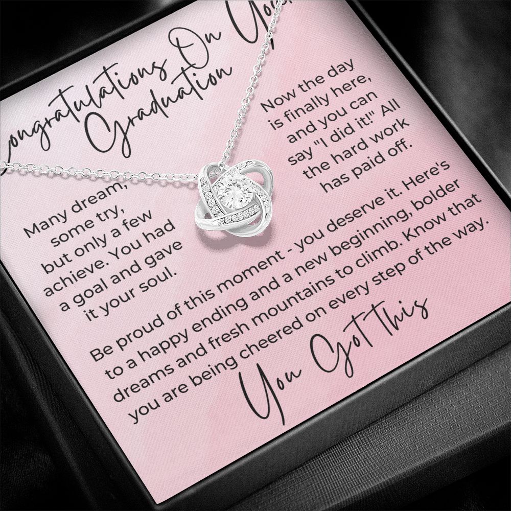 Graduation Gift For Her | Be Proud Necklace 0837LT8