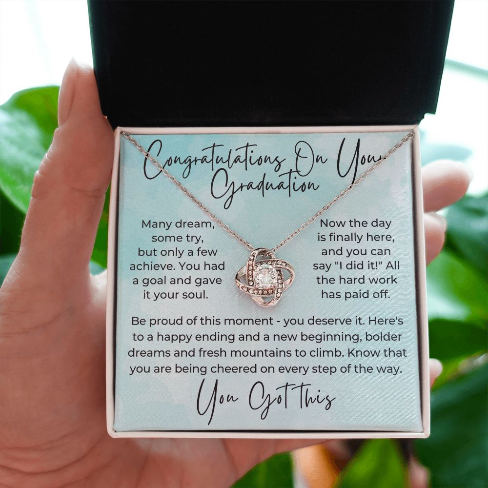 Graduation Gift For Her | Be Proud Necklace 0837LT3