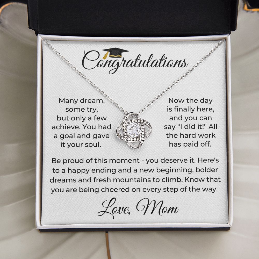 Graduation Gift For Her | Be Proud Necklace 0833LT1