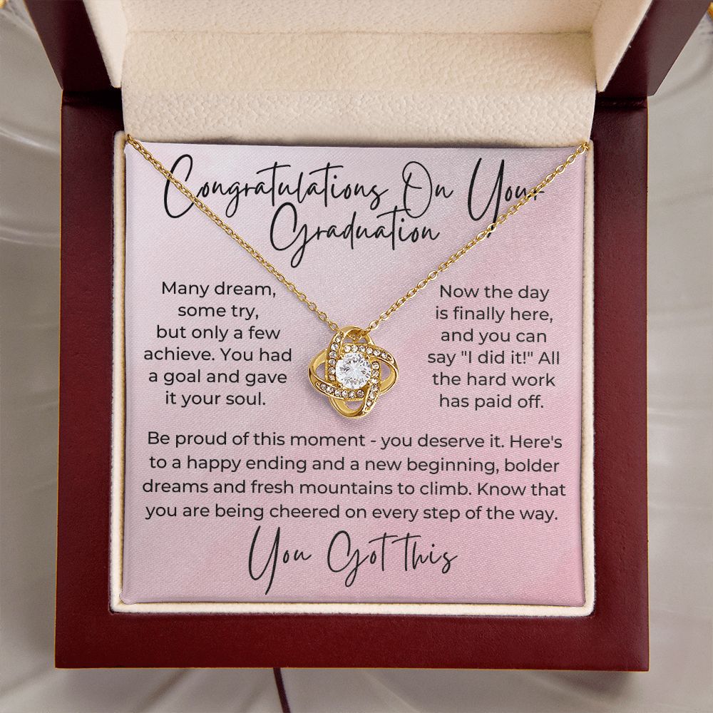 Graduation Gift For Her | Be Proud Necklace 0837LT8