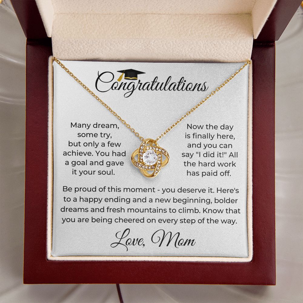 Graduation Gift For Her | Be Proud Necklace 0833LT1