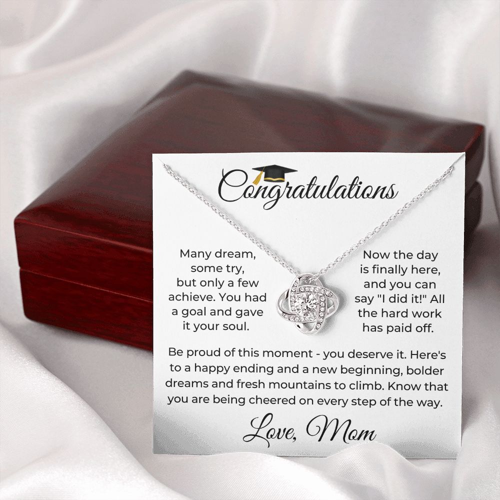 Graduation Gift For Her | Be Proud Necklace 0833LT1