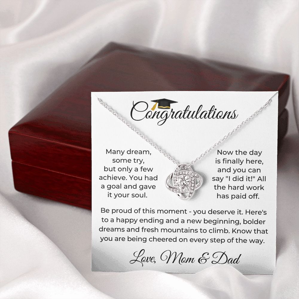 Graduation Gift For Her | Be Proud Necklace 0832LT1