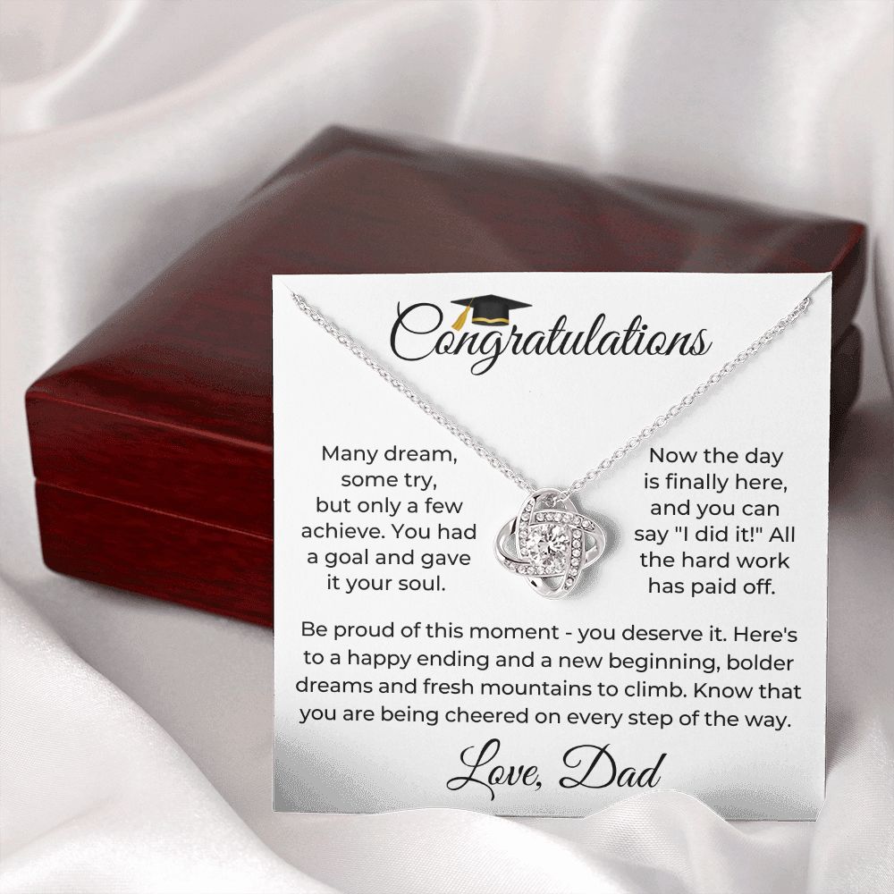 Graduation Gift For Her | Be Proud Necklace 0834LT1