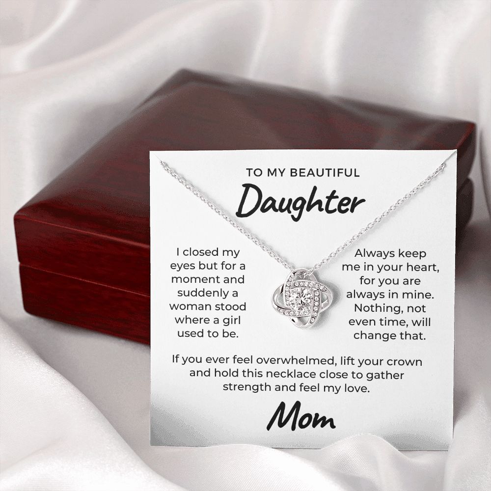 [ALMOST SOLD OUT] Daughter Gift From Mom | Keep Me Necklace 0714T1