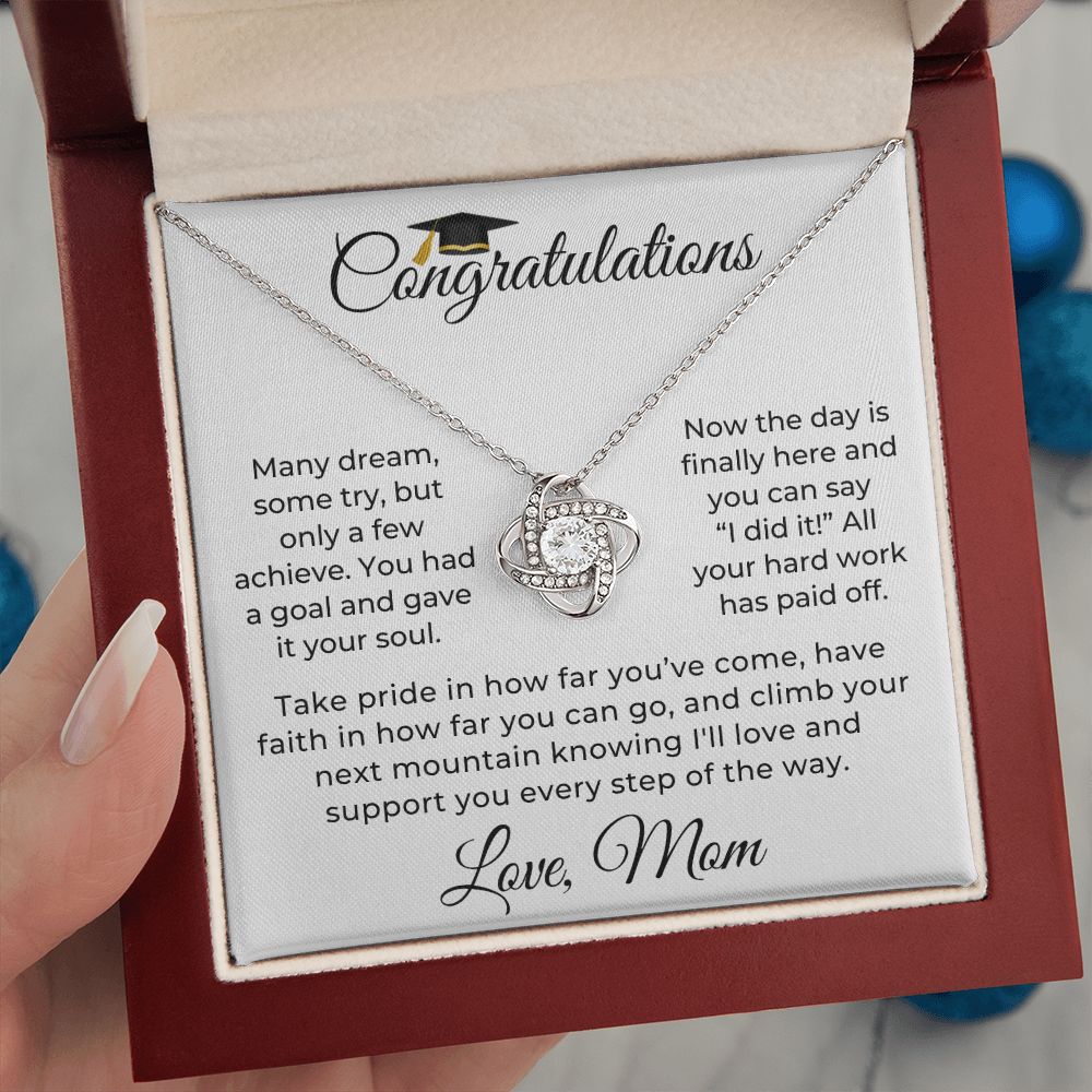 Graduation Gift For Her | Be Proud Necklace 0849LT1