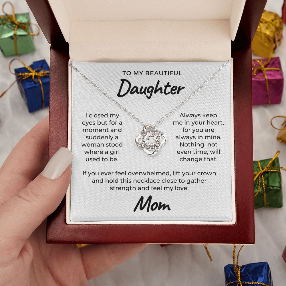 [ALMOST SOLD OUT] Daughter Gift From Mom | Keep Me Necklace 0714T1