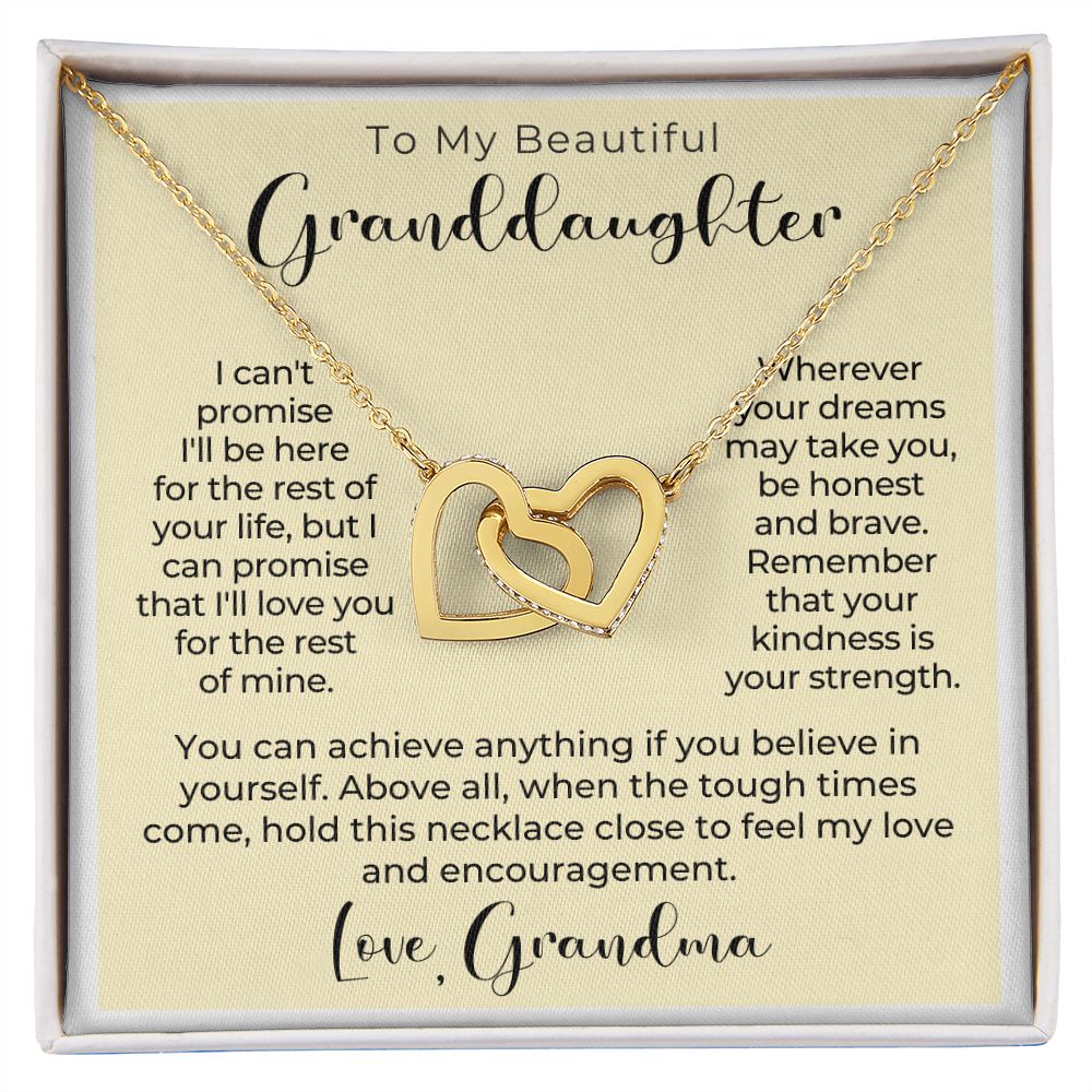 Granddaughter Gift From Grandma | My Promise Necklace 0546HT6