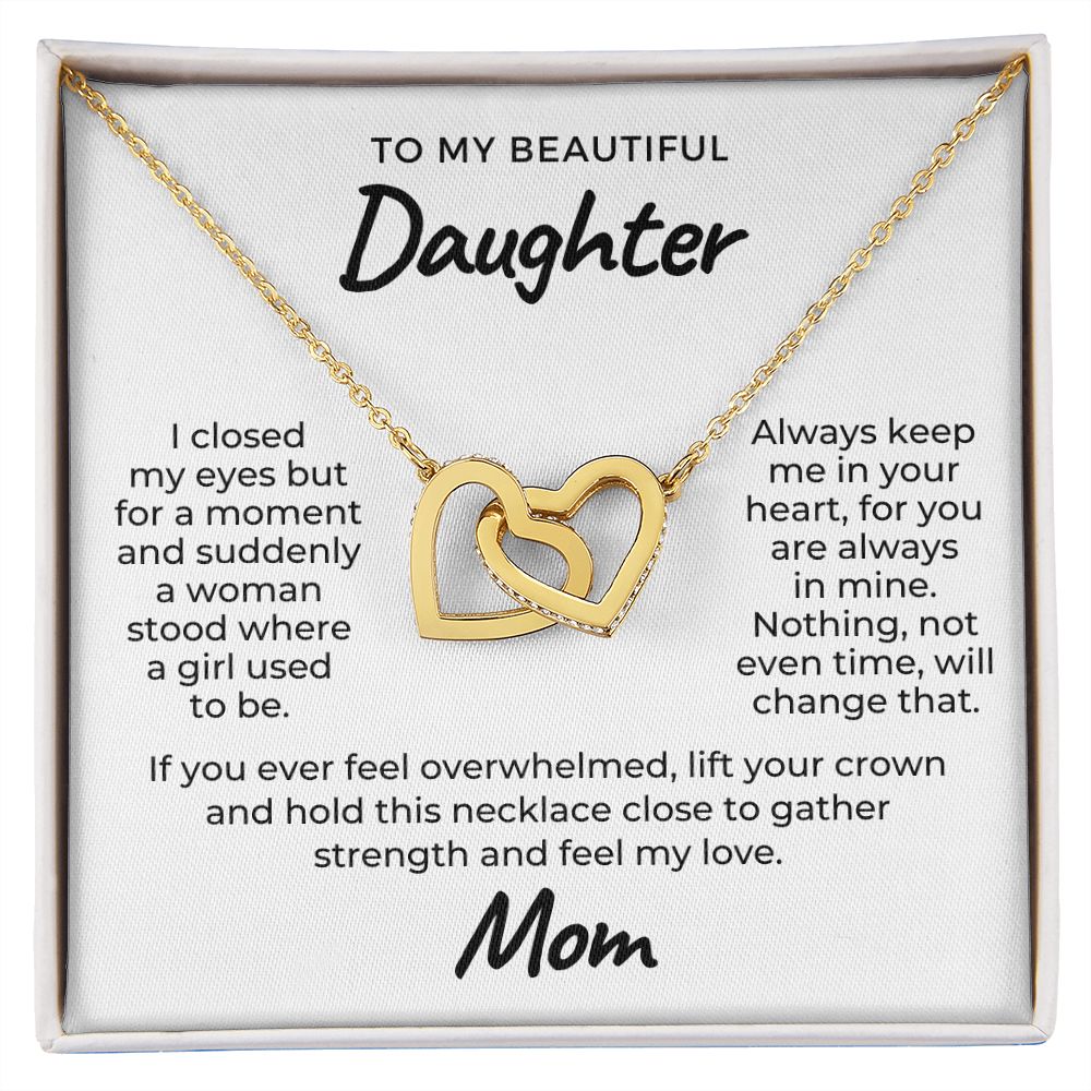 Daughter Gift From Mom | Keep Me Necklace 0714T1H