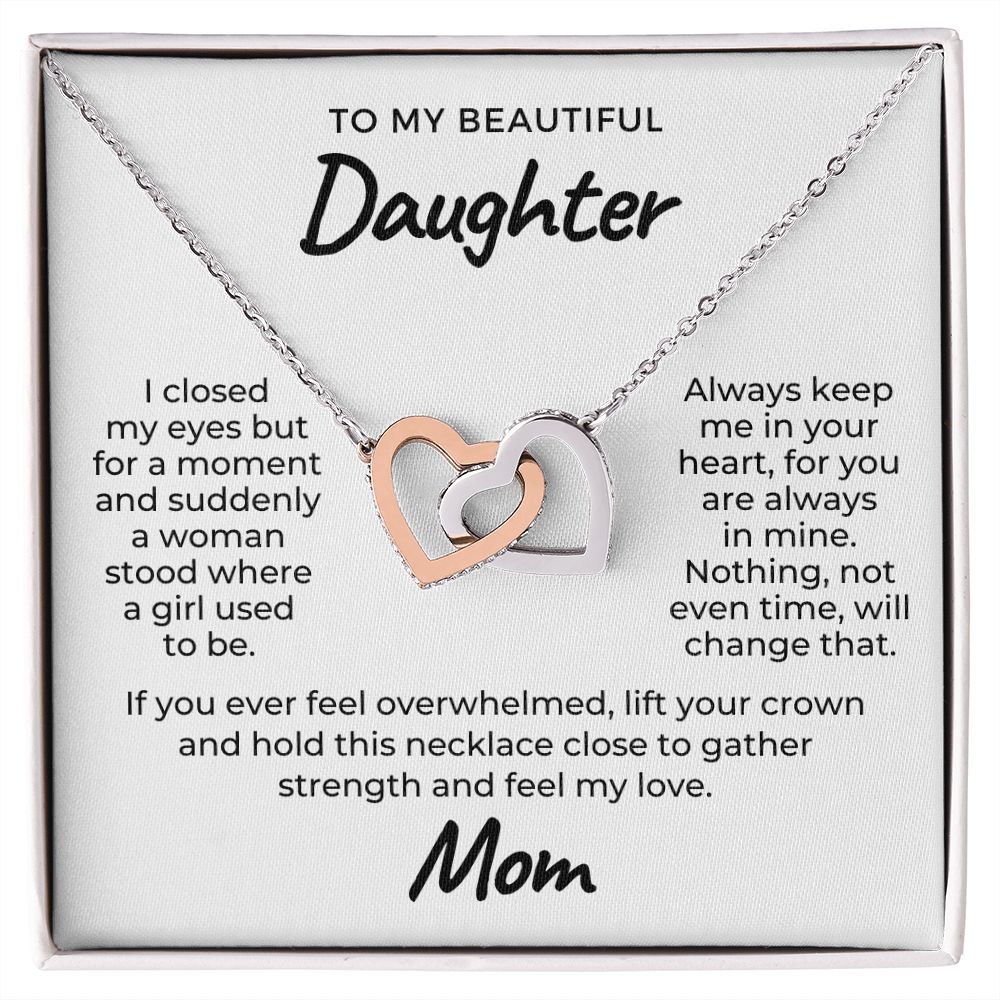 Daughter Gift From Mom | Keep Me Necklace 0714T1H