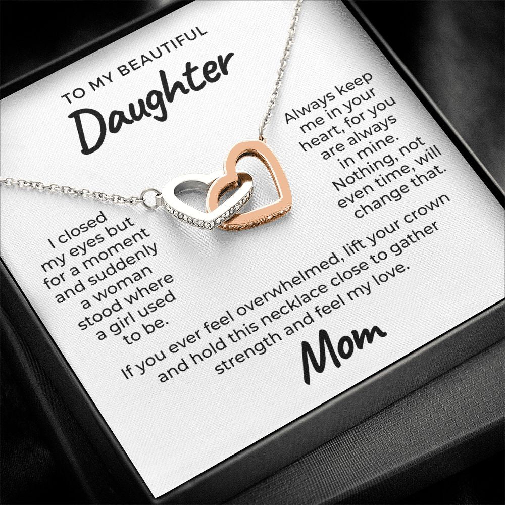 Daughter Gift From Mom | Keep Me Necklace 0714T1H