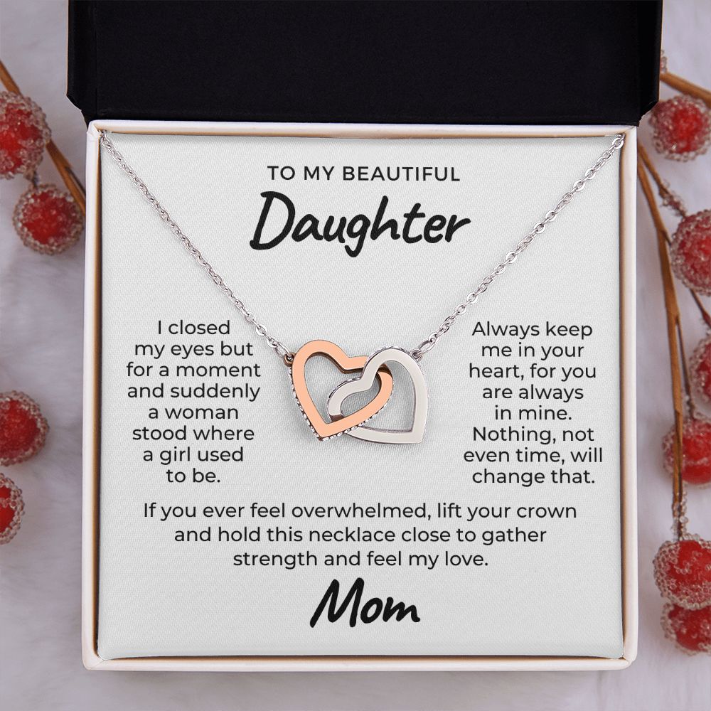 Daughter Gift From Mom | Keep Me Necklace 0714T1H