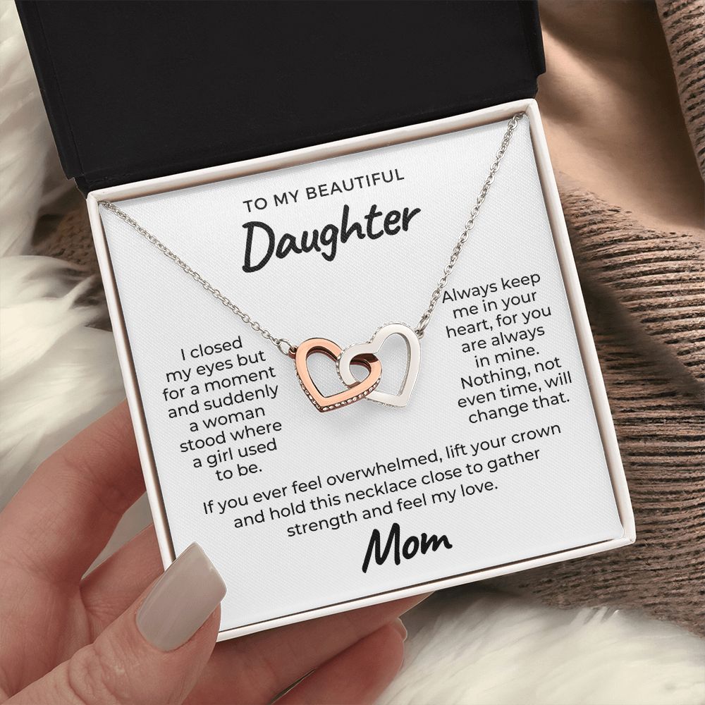 Daughter Gift From Mom | Keep Me Necklace 0714T1H