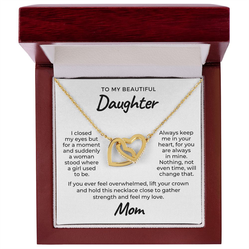 Daughter Gift From Mom | Keep Me Necklace 0714T1H