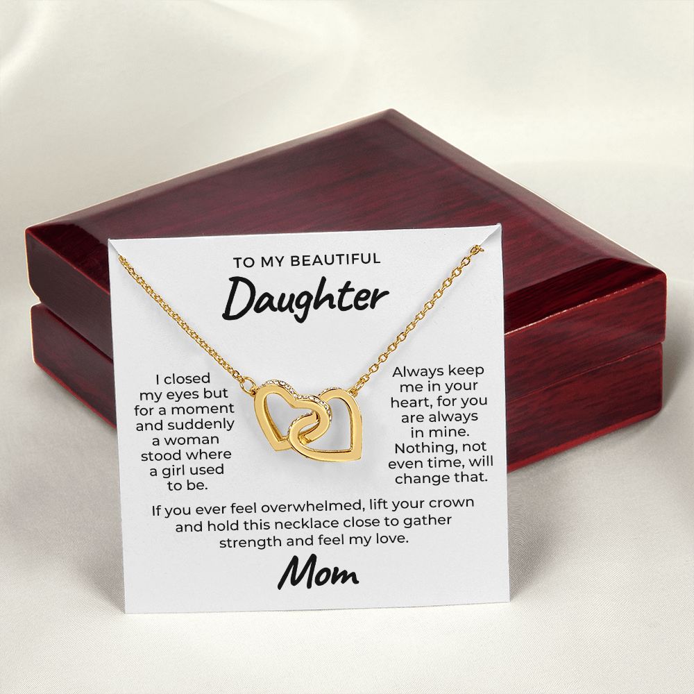 Daughter Gift From Mom | Keep Me Necklace 0714T1H