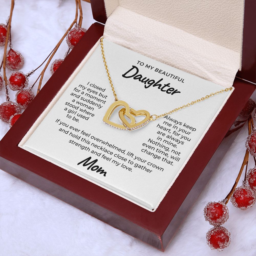 Daughter Gift From Mom | Keep Me Necklace 0714T1H