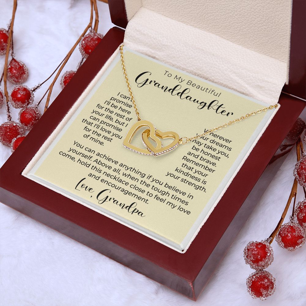 Granddaughter Gift From Grandpa | My Promise Necklace 0690HT6