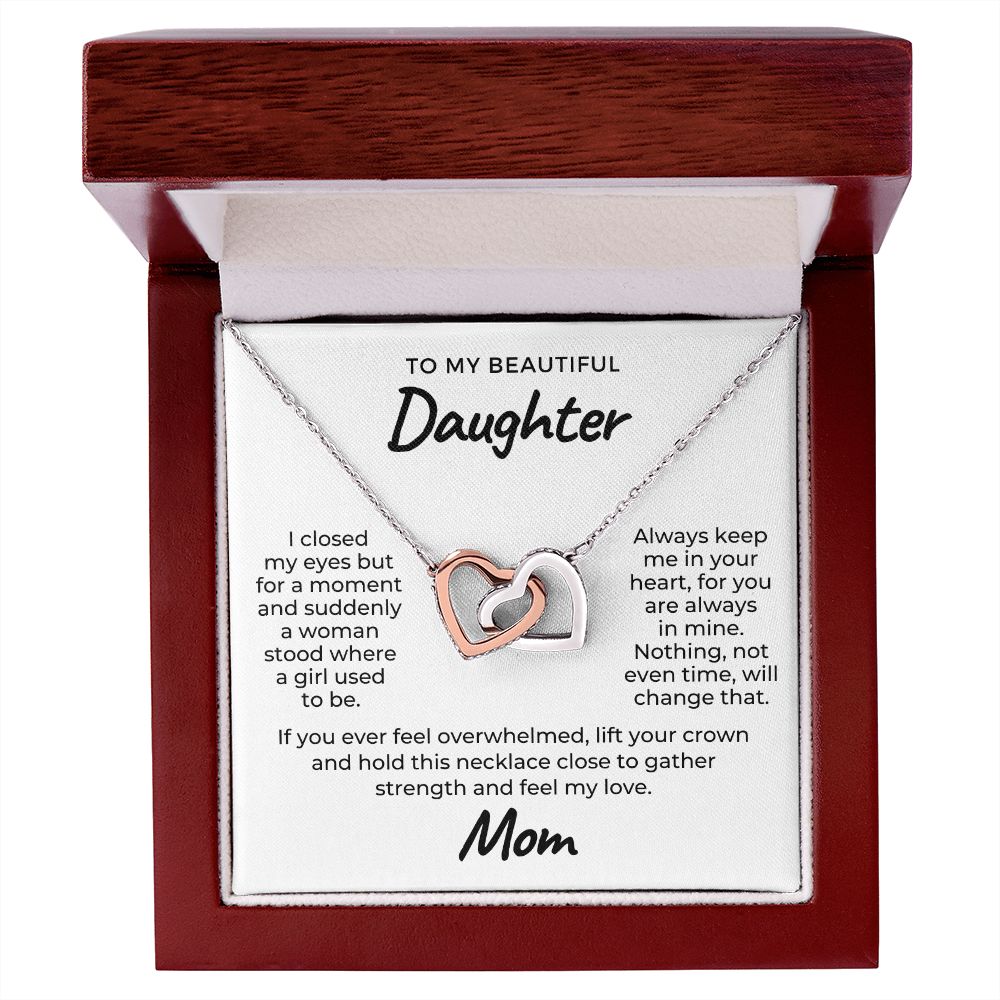 Daughter Gift From Mom | Keep Me Necklace 0714T1H