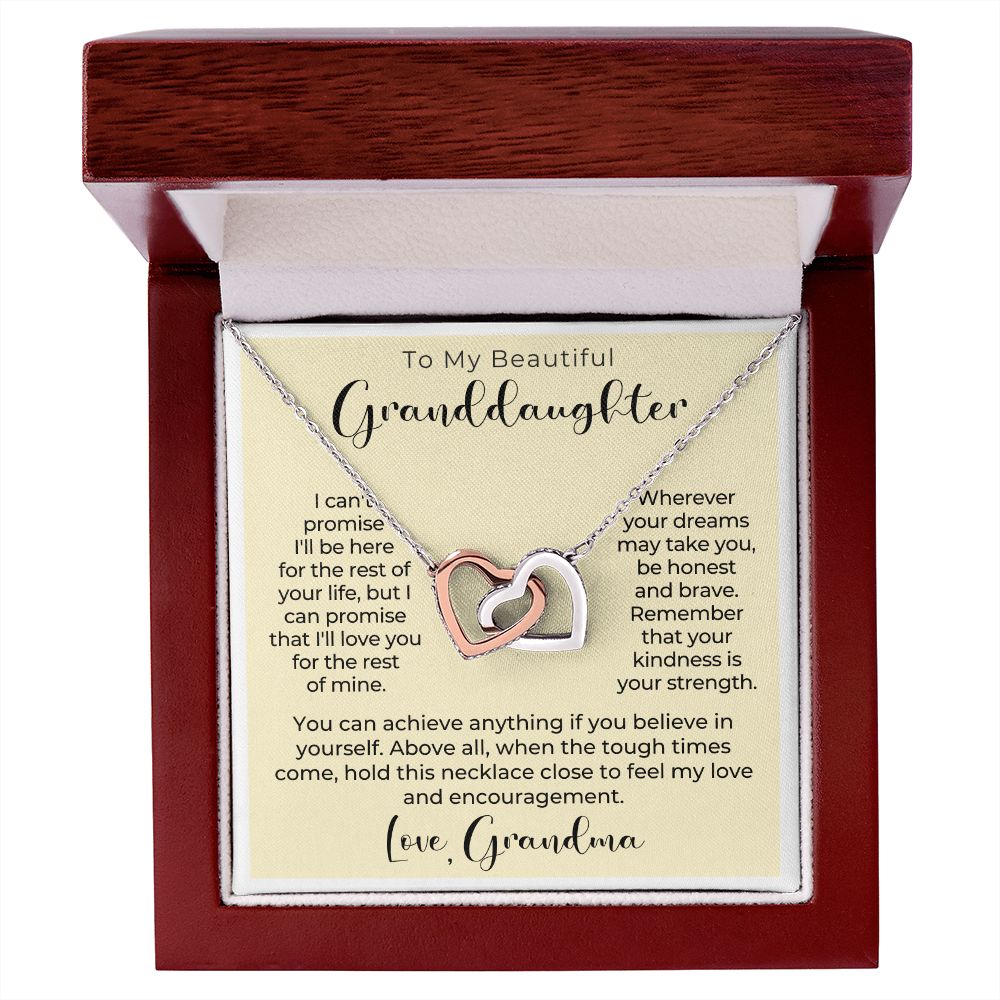 Granddaughter Gift From Grandma | My Promise Necklace 0546HT6