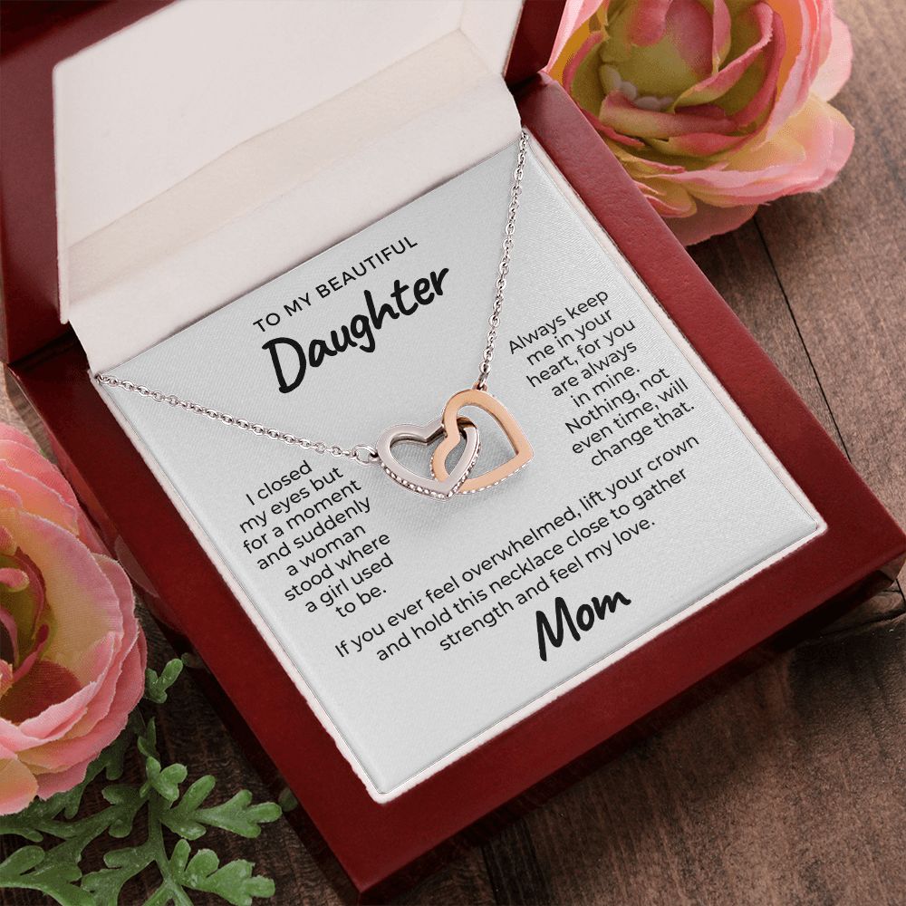 Daughter Gift From Mom | Keep Me Necklace 0714T1H