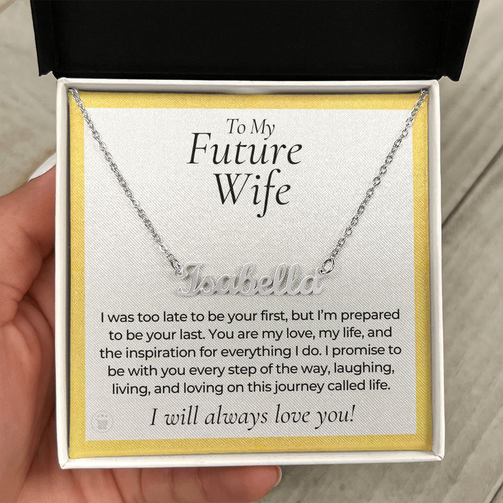 Personalized Future Wife Gift | Every Step Name Necklace 0464NNT7