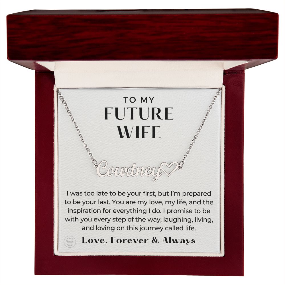 Personalized Future Wife Gift | Every Step Name Necklace 0464HNNT6