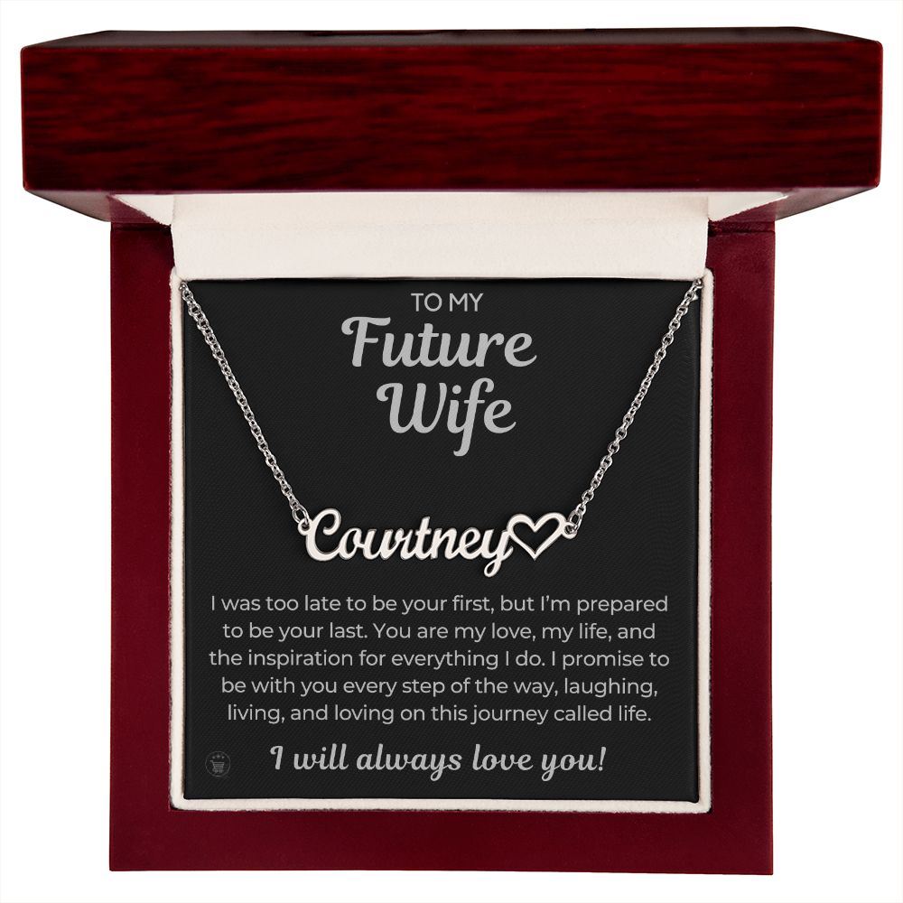 Personalized Future Wife Gift | Every Step Name Necklace 0464HNNT9