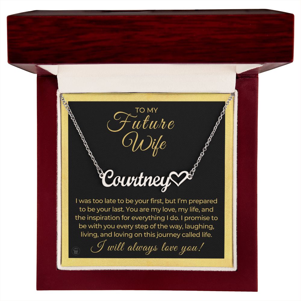 Personalized Future Wife Gift | Every Step Name Necklace 0464HNNT8