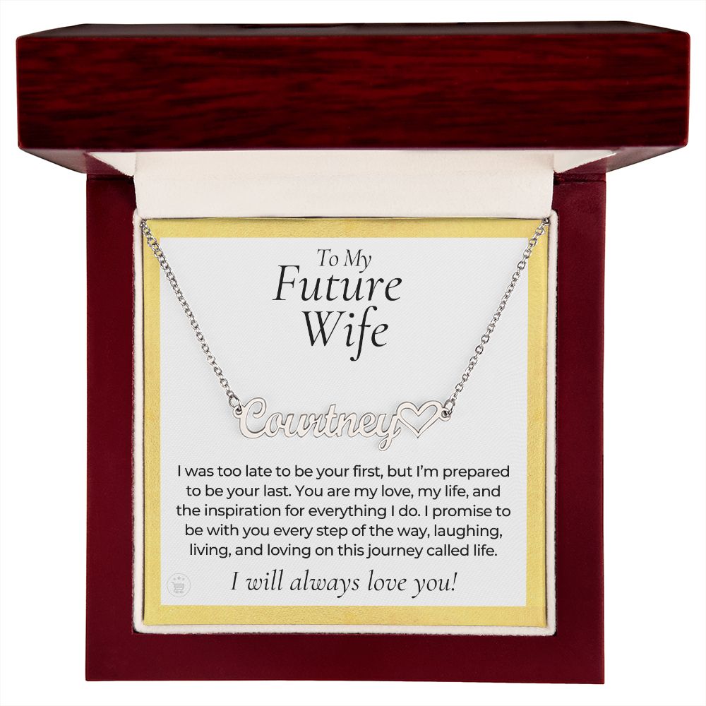 Personalized Future Wife Gift | Every Step Name Necklace 0464HNNT7