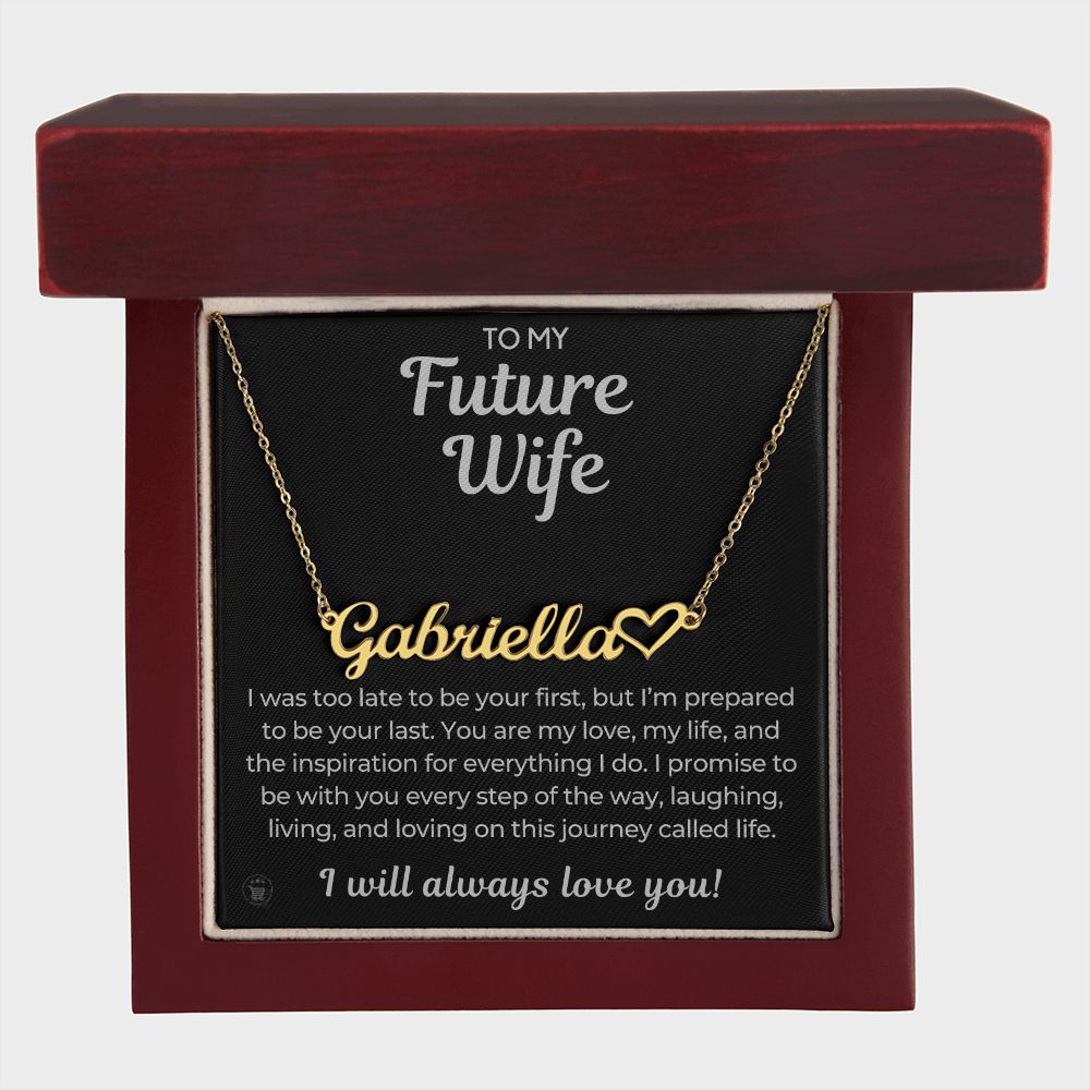 Personalized Future Wife Gift | Every Step Name Necklace 0464HNNT9