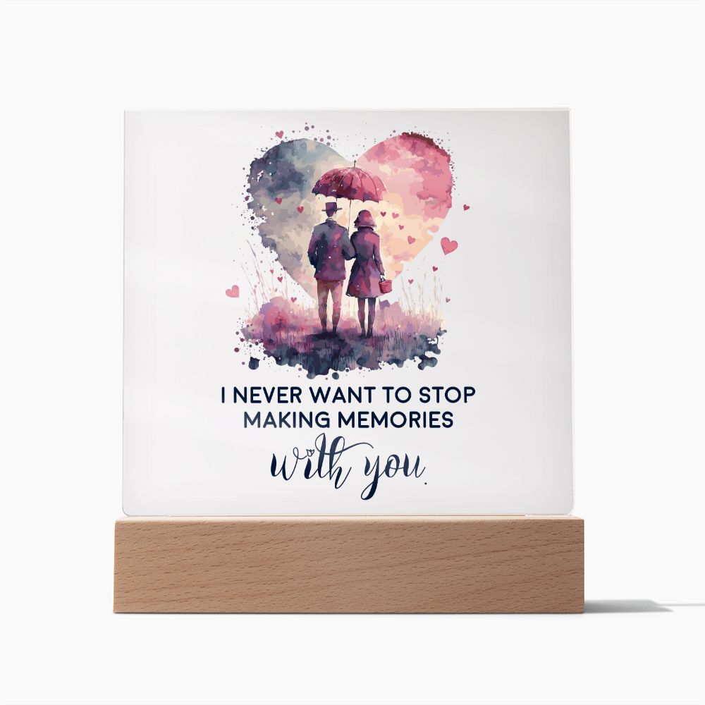 Anniversary Gift | With You Acrylic Plaque 011T4-ACS