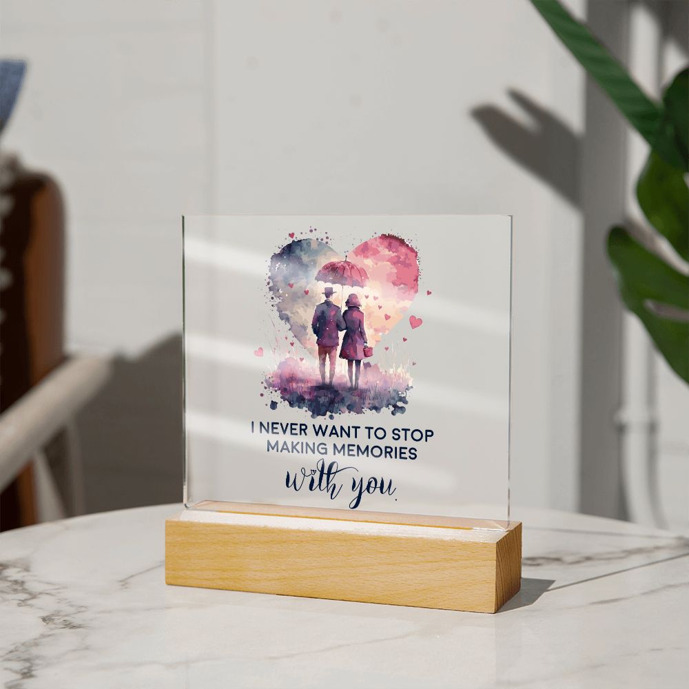 Anniversary Gift | With You Acrylic Plaque 011T4-ACS