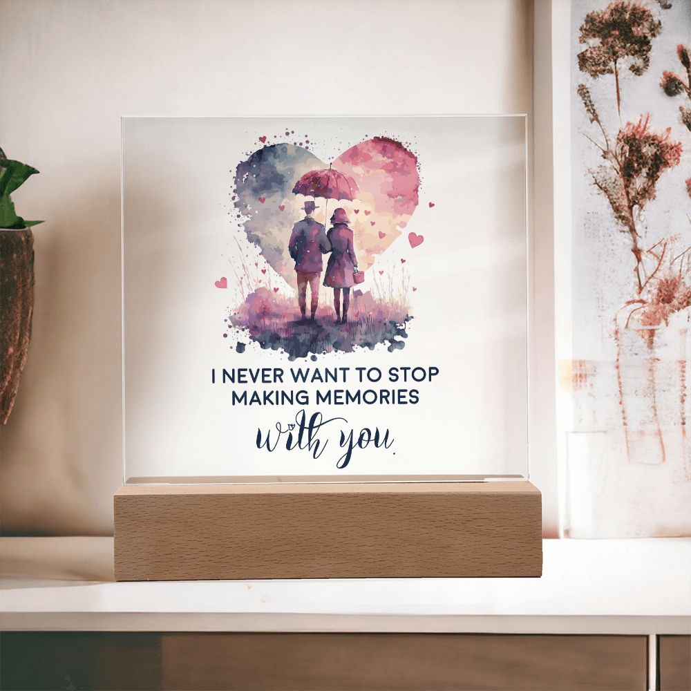 Anniversary Gift | With You Acrylic Plaque 011T4-ACS