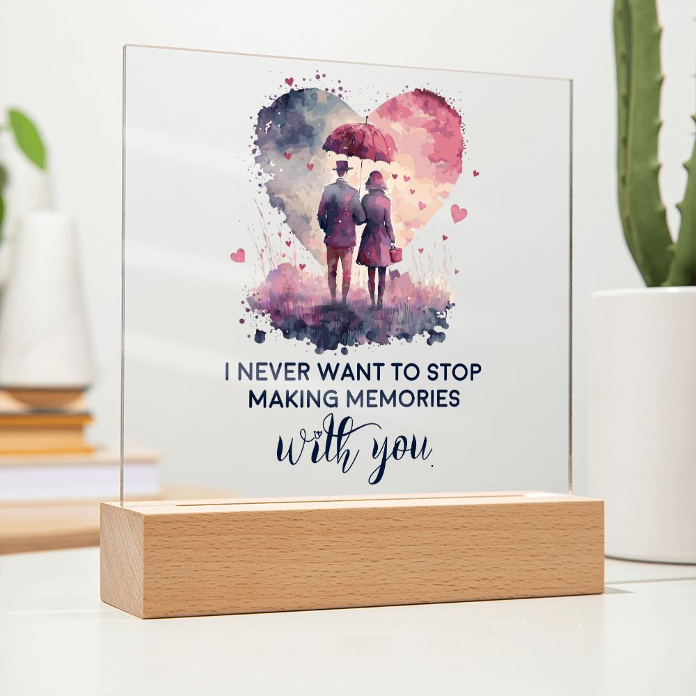 Anniversary Gift | With You Acrylic Plaque 011T4-ACS