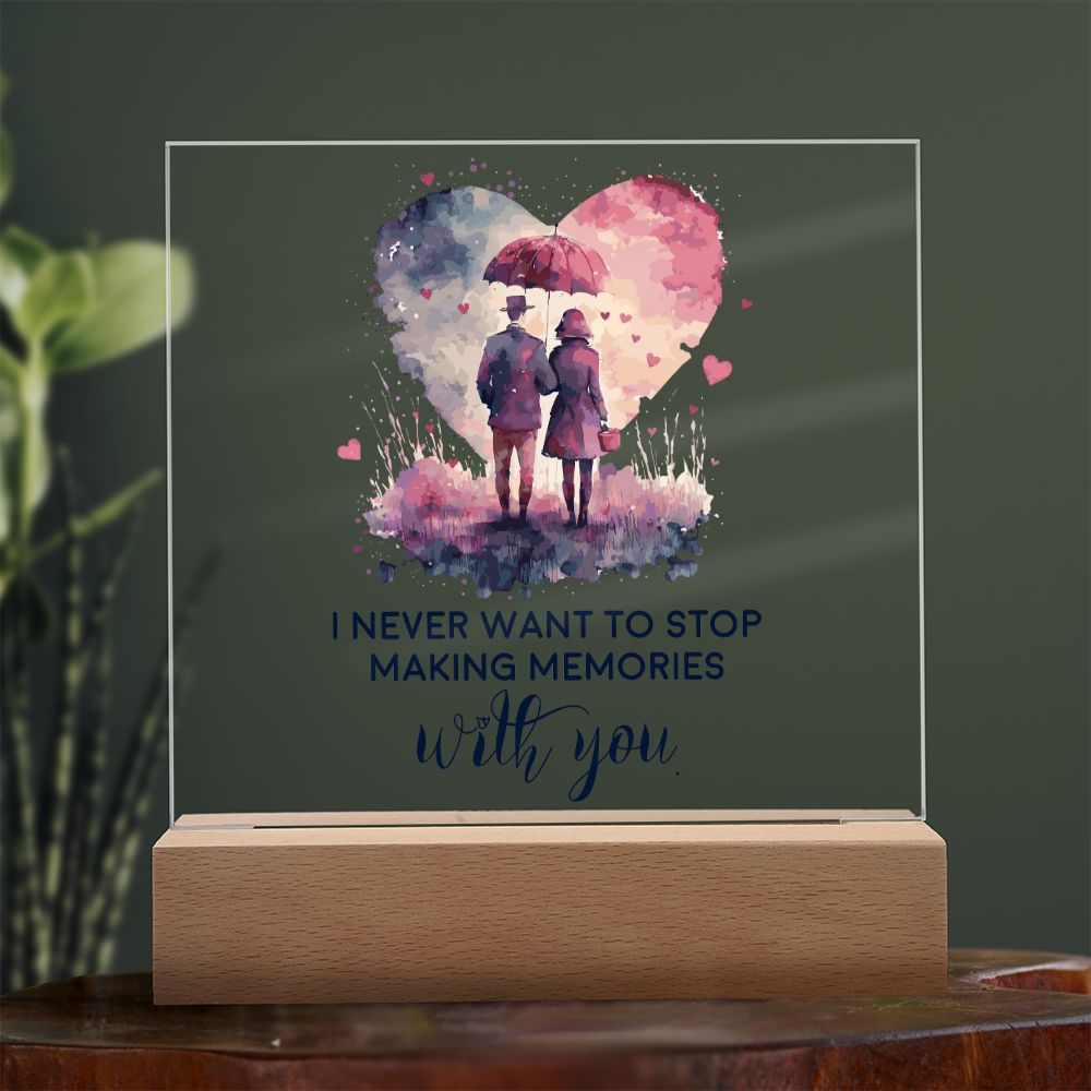 Anniversary Gift | With You Acrylic Plaque 011T4-ACS