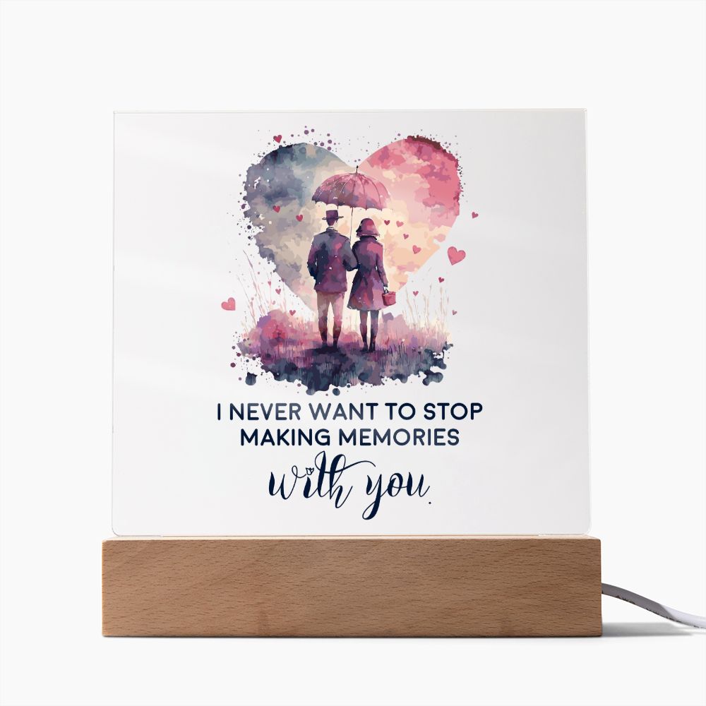 Anniversary Gift | With You Acrylic Plaque 011T4-ACS