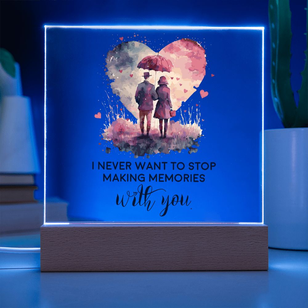 Anniversary Gift | With You Acrylic Plaque 011T4-ACS