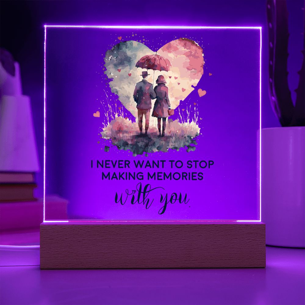 Anniversary Gift | With You Acrylic Plaque 011T4-ACS