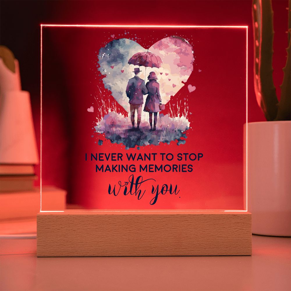 Anniversary Gift | With You Acrylic Plaque 011T4-ACS